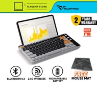 Alcatroz JellyBean AirDock 2 Bluetooth Wireless Rechargeable Keyboard with 12" Tablet Stand