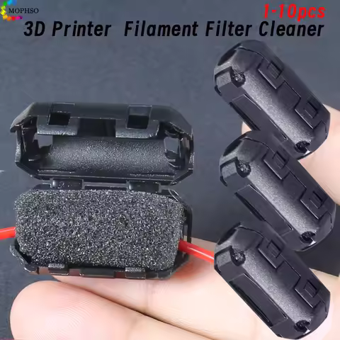 1-10Pcs Filament Filters Dust Removal Flame Foam Cleaner Blocks For A6 A8 CR10 Ender 3 PRUSA I3 PLA 