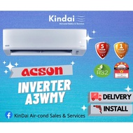 ACSON R32 INVERTER Air-conditioner AVO Inverter Aircond A3WMY/A3LCY 1.0HP 1.5HP 2.0HP 2.5HP