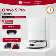 【BEST VALUE】Roborock Qrevo S Pro Robot Vacuum 18500Pa Liftable Mop, Dual Anti-Tangle, High-Temp Mop 