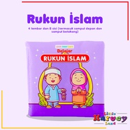 BUKU BANTAL MAINAN EDUKASI ANAK Buku Kain Bayi Karakter Anak Balita Belajar Cerita Gambar Edukatif C