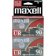 Maxell 108527 90 Minute Ur Audio Tape 2 Count