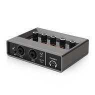 Professional Audio Mixer USB Audio Interface Sound Card DJ Equipment Recording Studio Electric Guita