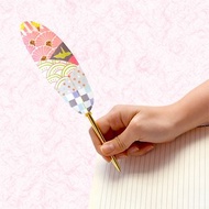 日本Quill Pen 羽毛原子筆 Japan和風祈福系列 J08 羽毛筆 折鶴