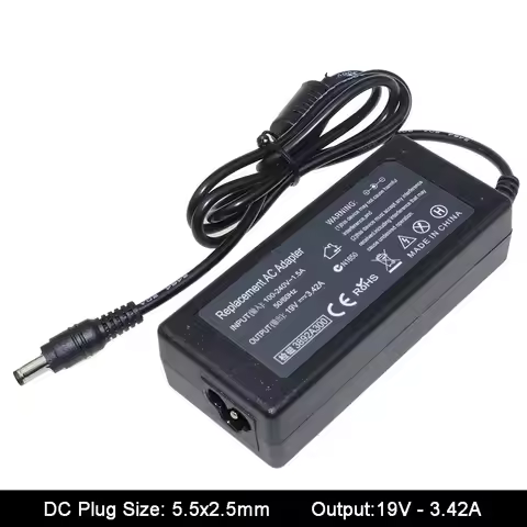 19V 3.42A 5.5*2.5mm Universal AC Power Adapter For Asus Toshiba F3 X55 A3 A8 F6 F8 F83CR X50 Z9 S1 A
