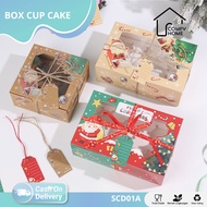 Cupcake Box 4, 6, 12 Holes Ivory Cupcake Box with Holes Cupcake Box with Holes 4, 6, 12 Cups Cake Bo