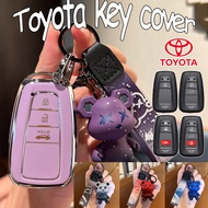 Toyota key cover for Camry/corolla cross/C-hr/Corolla/Prius/Prado/corolla altis Camry key case keych