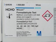 MQuant Formaldehyde Test Merck 1.10036.0001 Range 10-100 mg/l