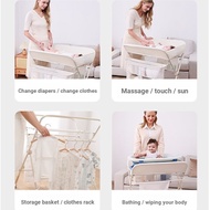 Diaper Table Baby Care Table Portable Multifunctional Foldable Bath Bed Change Diaper Touch Table