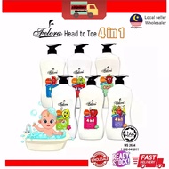 [Felora] Kids Head to Toe 4 in 1 Baby Body Shampoo Natural Ingredients / Ramuan Semulajadi Syampu Ba