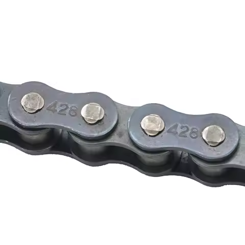 Motorcycle 428 Black Chain 100L/102/106/108/110L/112L/114L/118L/120L/132L/140L Links for 50cc-150cc 