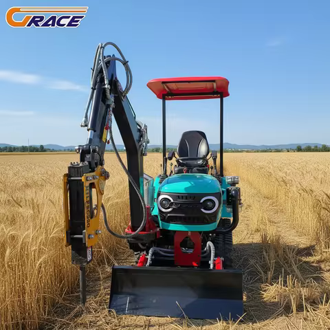 Customize Multifunctional Agricultural Tractor 35HP 4WD Farm Tractor With Plough Harvester Tools