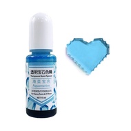 สีย้อม สีผสม สีใสเข้ม รุ่นอัญมณี อีพ้อกซี่เรซิ่น Epoxy Resin ใช้ได้กับUV Resin 10ml DIY 24 สี