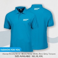 Polo shirt 007 / james bond 007 collar t-shirt