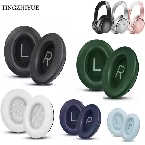 QC45 (QuietComfort 45) Earpads,1 pair with Softer PU Leather Replacement Cushions for Bose QC45 (Qui