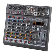 99 DSP Professional Audio Mixer ประสิทธิภาพกลางแจ้ง  การ์ดเสียงในครัวเรือน KTV 99 ระบบดิจิตอล  บลูทู
