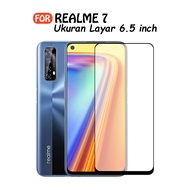 CASE888 Tempered Glass 5D 6D 9D 21D Realme 7 Full Coverage Ultra HD - BLACK