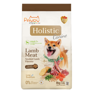 Pawdy อาหารสุนัขเกรดพรีเมียม Holistic สำหรับสุนัขโต อายุ 1-6 ปี สูตรเนื้อแกะรมควัน ขนาด 8 กก. (มี 2 