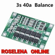 BMS 3S 40A 12.6V 18650 Li-ion Lithium Battery BMS Balanced/Enhanced