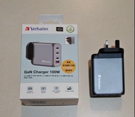 Verbatim GaN 100W 充電器