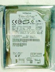 保固1年【小劉硬碟批發】全新 HITACHI 2.5吋40G 筆記型電腦硬碟/筆電硬碟, 8M,5400轉,IDE界面