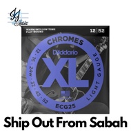 D'Addario ECG25 XL Cromes 12-52 Light (DAddario / ECG-25)