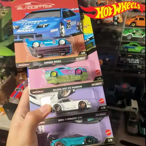 2025 Hot Wheels Car Culture 2025 Mix 2g Fpy86 Silhouettes 1/64 Rwb Porsche 930 Collectible Model Car