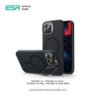 ESR Cloud Soft Case with Stash Stand (HaloLock) เคสไอโฟน 15 เคสชาร์จไร้สาย เคสมือถือ