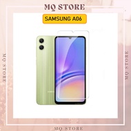 Samsung A06 transparent tempered Glass not full Glass 9H