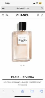 Chanel Paris-Riviera Eau de Toilette Spray 125ml (原價$1,395)