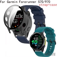 Garmin Forerunner 570 Smart Watch Case Screen Protector Cover Accessories For Garmin Forerunner 970 