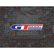 Cutting Sticker Logo GT Radial 15cm For Car