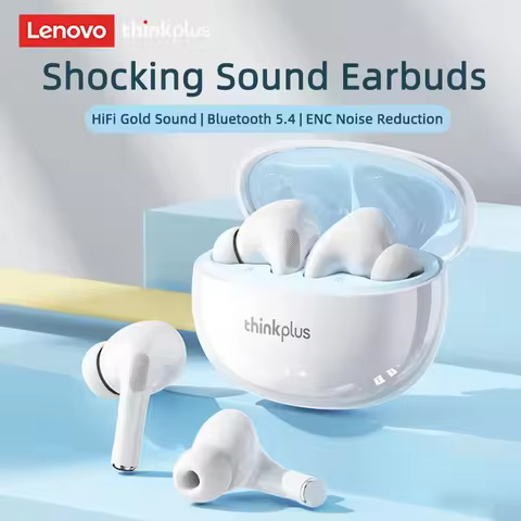 Lenovo LP5 PRO Wireless Bluetooth 5.4 Earphones TWS HiFi Sound Gaming Earbuds LP5Pro Sport headset L