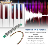 TOPTOOL Sound Level Display Board, 32-Bit 8 Effects Adjustable Brightness Music Level Indicator Modu