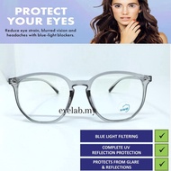 Original Premium Cermin Mata Komputer Hyperfilter Anti Blue Light Ray Halang Silau Sinar Biru Komputer Handphone