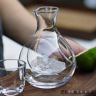 Factory Wholesale🌸Crystal Glass Ice Wine Dispenser Household Ice Wine Jug Creative Decanter Mouse Ho