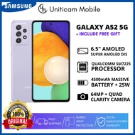 SAMSUNG GALAXY A52 5G | 8GB + 256GB 1 Year Warranty New Original Phone