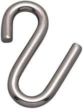 Esco EA638EH-23 S Hook (Stainless Steel) 3.3 x 0.37 inches (85.0 x 9.5 mm)