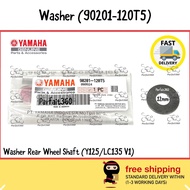 90201-120T5 Y125ZR / LC135 V1 Washer Plate Rear Wheel Shaft / Wasir Sap Roda Belakang 100% HLY