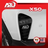 Proton X50 Fog Lamp Chrome Lining Front Fog Light Lamp Cover Trim Fit For X50 (2020-2024) Car Access