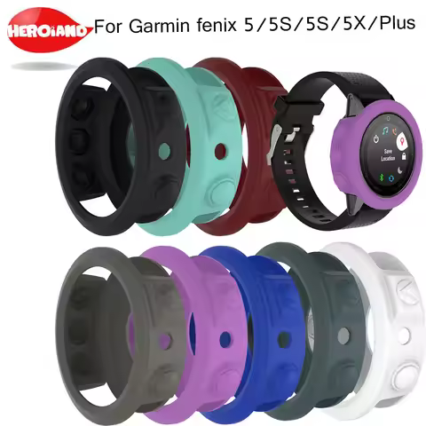 Hot sale Silicone Protective Case Cover For Garmin fenix 5/5S/5X Wristband Protector Shell for Fenix