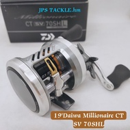 19 Daiwa Millionaire CT SV 70SHL left handle baitcasting reel daiwa