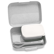 Koziol 午餐盒連餐具, 灰色 3272670