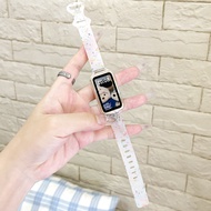 Dây đeo silicon kèm ốp lưng trong suốt cho Samsung Galaxy Fit 3 dành cho Samsung Galaxy Fit 3 SM-R39