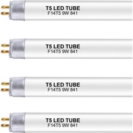 Mentol Pengganti LED 22 Inci F14T5/CW, 4100K Putih Sejuk, LED T5 9 Watt Menggantikan Mentol Fluorese