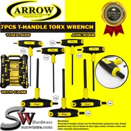 ARROW 7Pcs T-Handle Torx Key Wrench T-Handle Torx Key Set Torx Key Wrench Set AHK3068