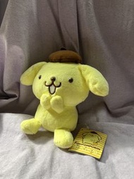 【日本正版/連Tag】Sanrio 三麗鷗 布丁狗 萌爆拜託姿勢毛公仔 (高約15cm) Pompompurin FuRyu景品
