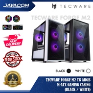 Tecware Forge M2 TG ARGB M-ATX Gaming Casing (Black / White)