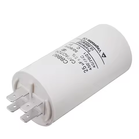 Universal 25uf Capacitor CBB60 Motor Run Capacitors Water Pump Starting Capasitor 450V AC Motors
