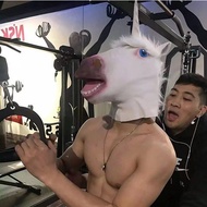 Unicorn Headgear Mask Horse Face Mask Fish Headgear Funny Horse Mask Funny Horse Headgear Props